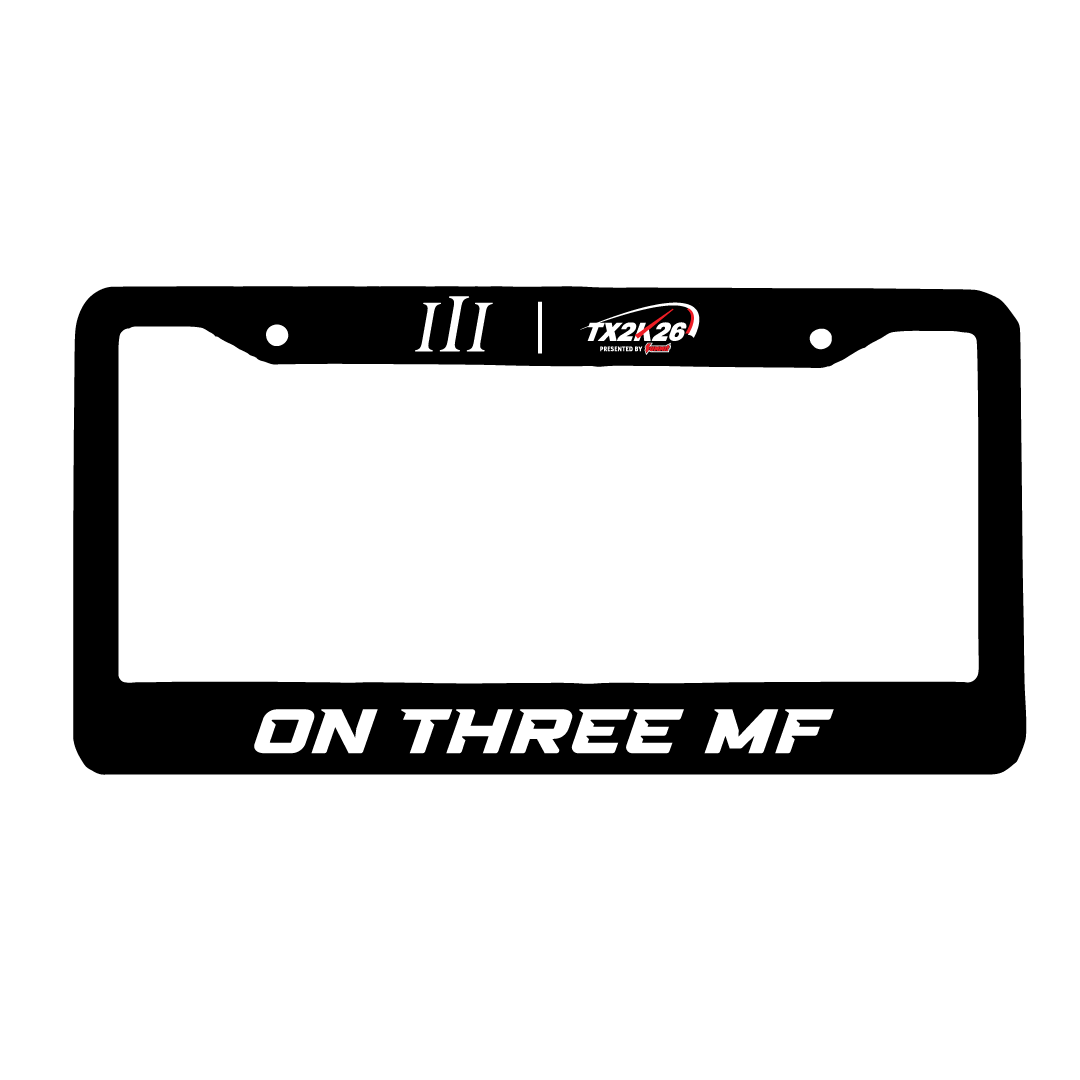 ON THREE X TX2K26 PLATE FRAME | LIMITED EARLY ACCESS – ON THREE RACING