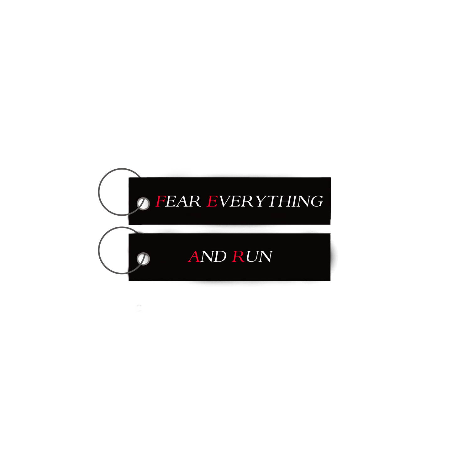"F. E. A. R." Key Tags |RESTOCK|
