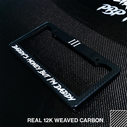 CARBON FIBER "DADDY'S MONEY" FRAME