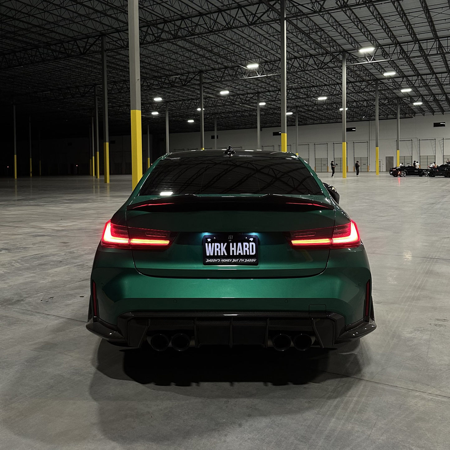 “DADDY'S MONEY BUT I'M DADDY" LICENSE PLATE FRAME