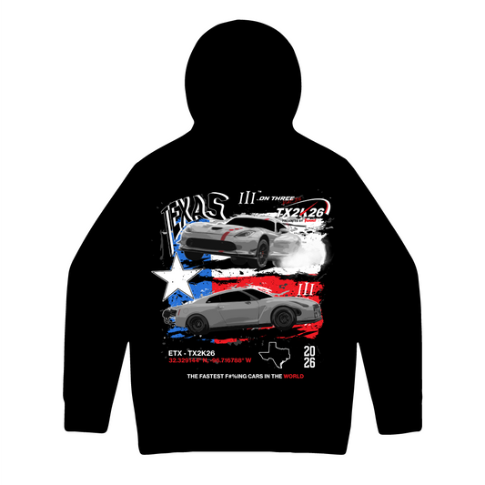 ON THREE X TX2K26 HOODIE | LIMITED EARLY ACCESS