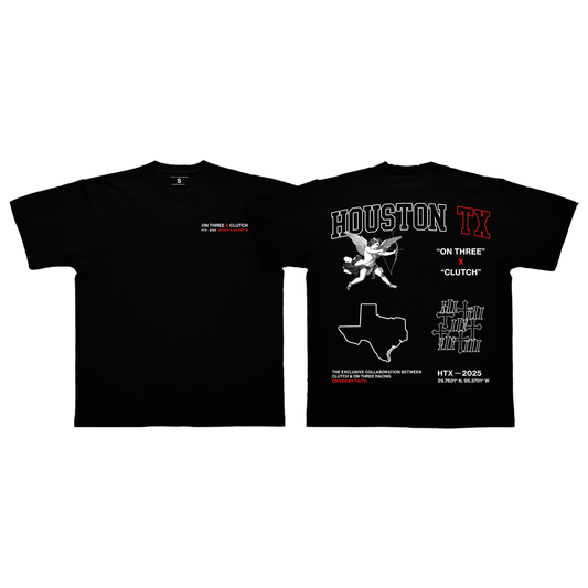 "ON THREE X CLUTCH" HOUSTON TEE