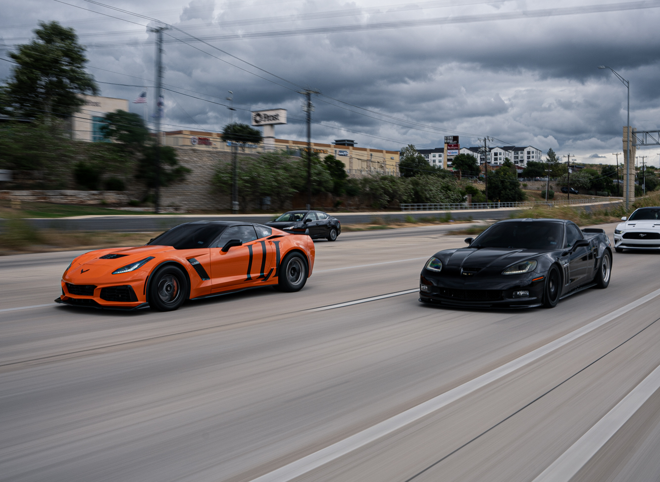 ON THREE RACING