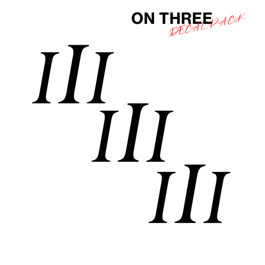 ON THREE DECALS | TX2K26